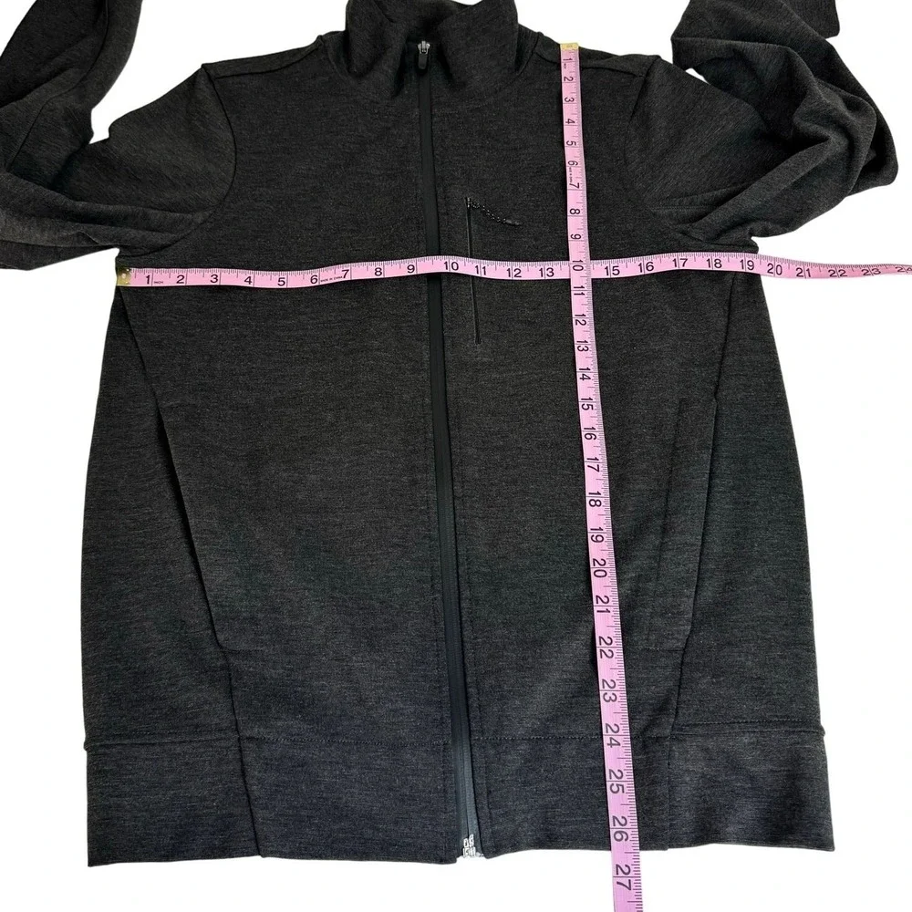 Mack Weldon Men's Charcoal Heather Full Zip Jacket Athletic Leisure Size Small‎